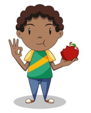 little boy eating apple montessori school st louis e1514921154524